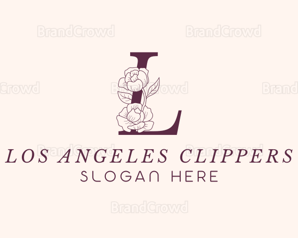 Floral Boutique Letter L Logo