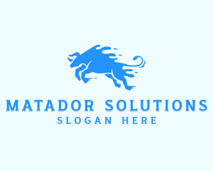 Matador - Liquid Bull Attack logo design