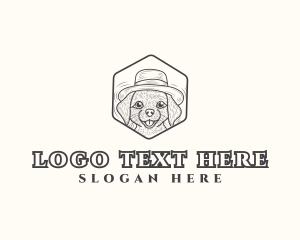 Dog Bone - Puppy Dog Grooming logo design
