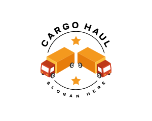 Freight Truck Logistics logo design