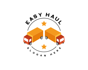 Freight Truck Logistics logo design