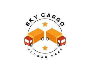 Freight Truck Logistics logo design