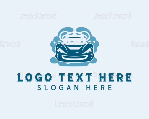 Car Cleaning Vehicle Logo