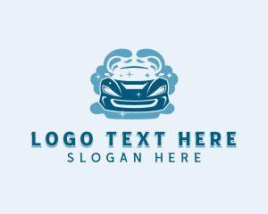 Cleaner - Car Cleaning Vehicle logo design