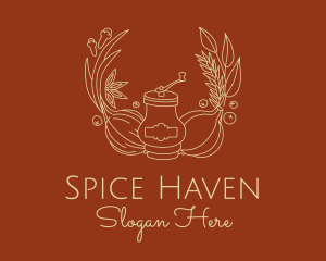 Spices - Natural Spices Grinder logo design