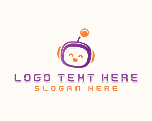 Streamer - Cyber Robot Toy logo design
