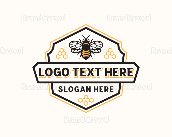 Bee Insect Wings Logo