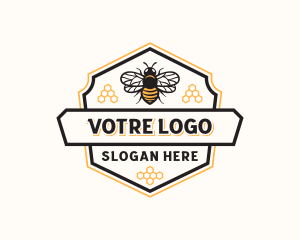 Bee Insect Wings Logo