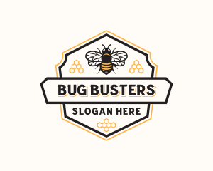 Bee Insect Wings logo design