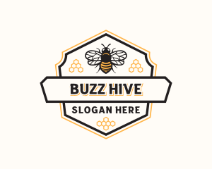 Bee Insect Wings logo design