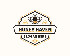 Bee Insect Wings logo design