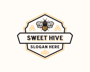 Bee Insect Wings logo design