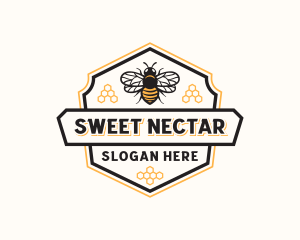 Bee Insect Wings logo design