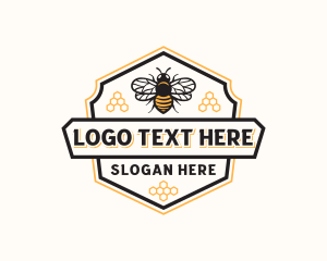 Bee Insect Wings Logo