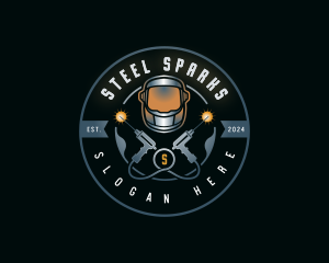 Welding Gun Machinery logo design