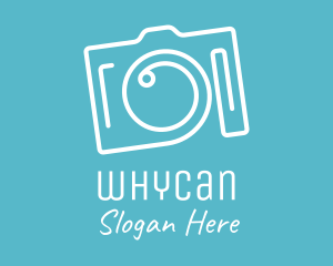 Camera App - Fancy Camera Monoline logo design