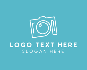 Counting - Fancy Camera Monoline logo design