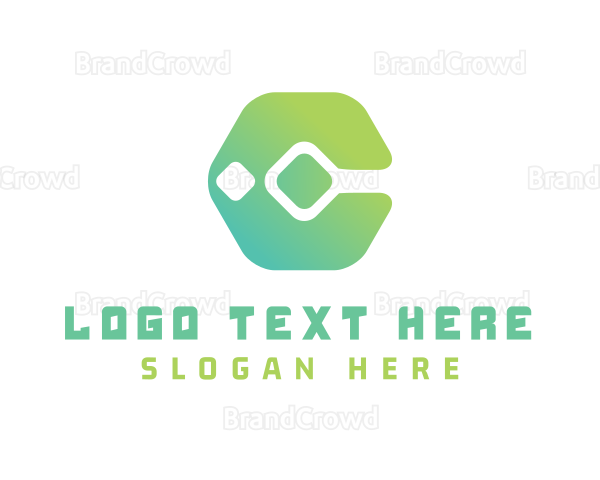 Hexagon Letter C Logo