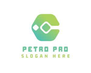 Petroleum - Hexagon Letter C logo design