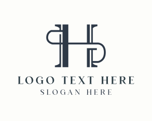 Venue - Trading Firm Letter H logo design