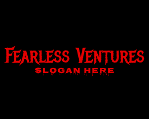 Fear - Scary Horror Business logo design