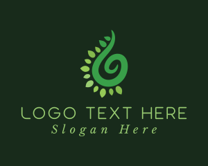 Relaxation - Oil Droplet Leaf logo design