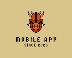 League - Viking Axe Basketball logo design