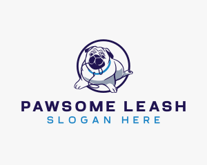 Animal Dog Leash logo design