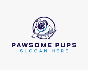 Animal Dog Leash logo design