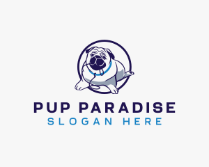 Animal Dog Leash logo design