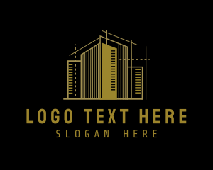Office Space - Property Building Hotel logo design
