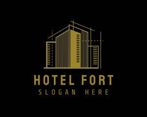 Property Building Hotel logo design