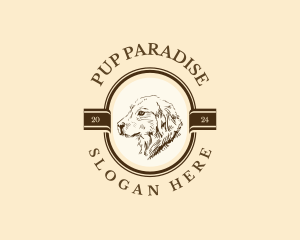 Vintage Dog Hound logo design