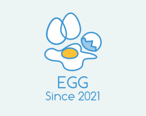 Fried Egg Breakfast logo design