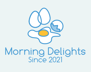 Fried Egg Breakfast logo design