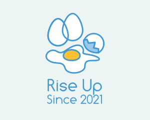 Fried Egg Breakfast logo design