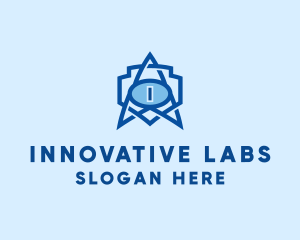 Science Lab Shield logo design