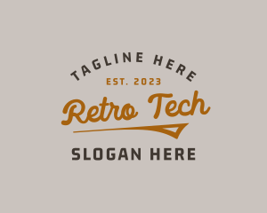 Retro Masculine Fashion Brand logo design