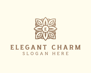 Elegant Wreath Wedding logo design