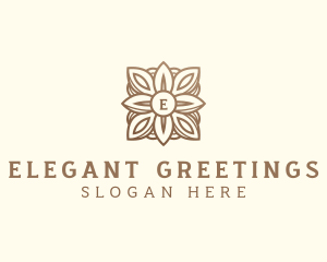 Elegant Wreath Wedding logo design