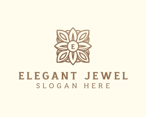 Elegant Wreath Wedding logo design