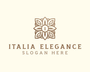 Elegant Wreath Wedding logo design