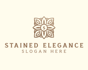 Elegant Wreath Wedding logo design