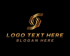 Agency - Modern Digital Letter S logo design