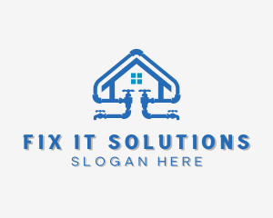 Repair - Home Plumbing Repair logo design