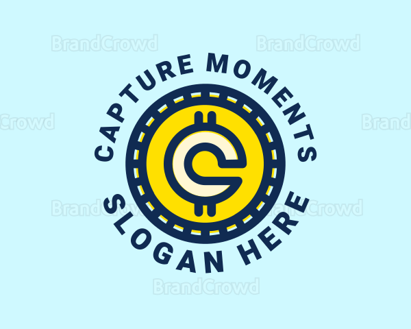 Crypto Coin Letter C Logo