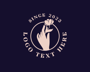 Yogi - Hand Flower Spa logo design