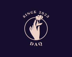 Hand - Hand Flower Spa logo design
