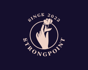 Hand - Hand Flower Spa logo design