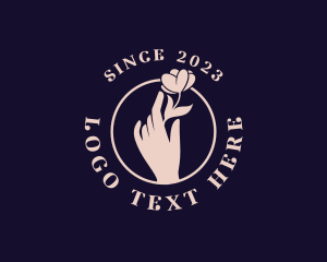 Mindfulness - Hand Flower Spa logo design